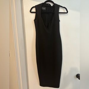 Nookie Black Form Fitting Dress